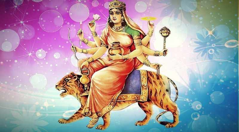 कूष्माण्डा माता का चित्र - Kushmanda Mata Image