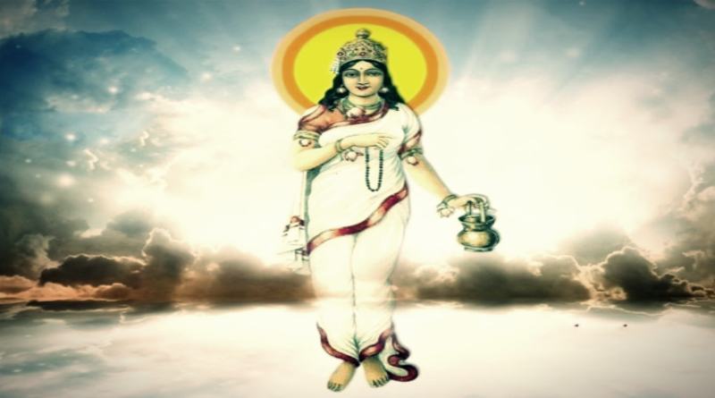 ब्रह्मचारिणी माता का चित्र - brahmacharini Mata Image