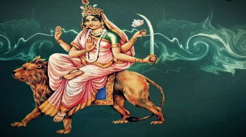 कात्यायनी माता का चित्र -Katyayani Mata Image